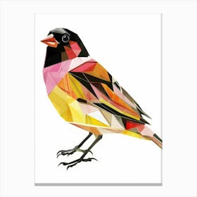 Polygonal Bird Canvas Print