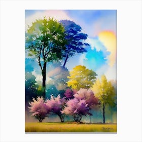 Colorful Trees 1 Canvas Print