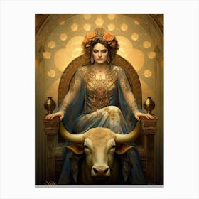 Queen Of Beasts Canvas Print