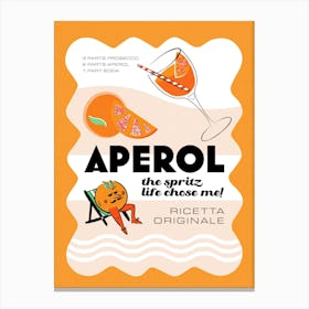 Aperol Sptritz Canvas Print