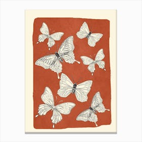 Flying Butterflies 2 Canvas Print