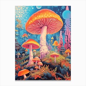 Trippy Mushroom 5 Canvas Print