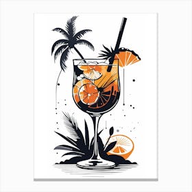 Tropical Cocktail 02 Canvas Print