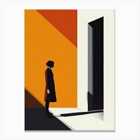 Doorway, Minimalism Canvas Print