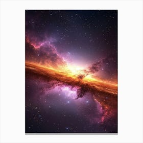 Galaxy In Space 13 Canvas Print