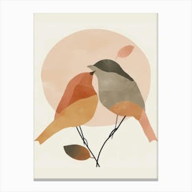 Lovebirds Canvas Print Style Abstract Canvas Print