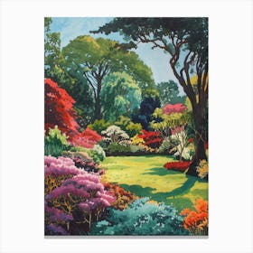 Richmond Park London Parks Garden 4 Painting Canvas Print