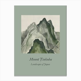 Landscapes Of Japan Mount Tsukuba 91 Canvas Print