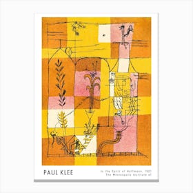 Paul Klee 31 Canvas Print