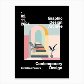 Graphic Design Archive Poster 47 Canvas Print