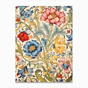 Floral Wallpaper 337 Canvas Print