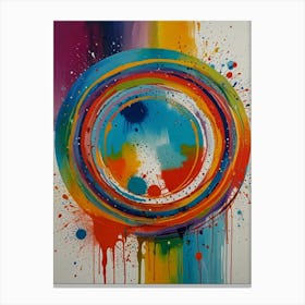 Rainbow Circle 1 Canvas Print