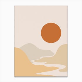 Bohemian Sunset 1 Canvas Print