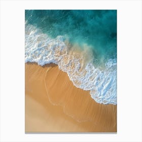 Aerial View Of A Beach 102 Canvas Print