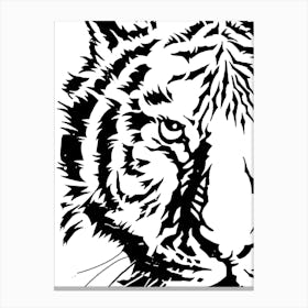 Tiger Face Canvas Print