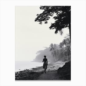Jamaica, Black And White Analogue Photograph 4 Canvas Print