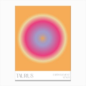 Taurus Aura Canvas Print