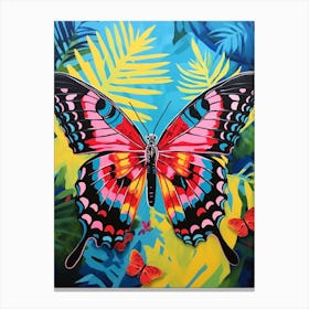 Pop Art Swallowtail Butterfly  3 Canvas Print