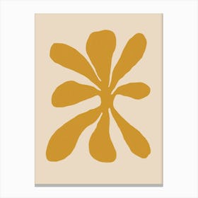 Golden Flower Canvas Print