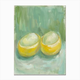 Lemons 3 Canvas Print