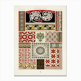 Middle Ages Pattern, Albert Racine (8) Canvas Print