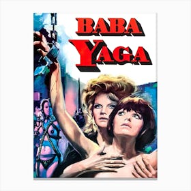 Baba Yaga, Erotic Movie Poster Canvas Print