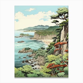 Ishigaki Island In Okinawa, Ukiyo E Drawing 2 Canvas Print