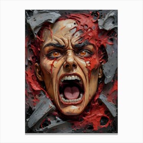 Bloody Face~Escape Clause ~Reimagined Canvas Print