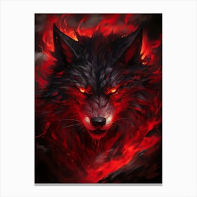 Wolf Art Canvas Print