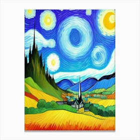 Starry Night 11 Canvas Print