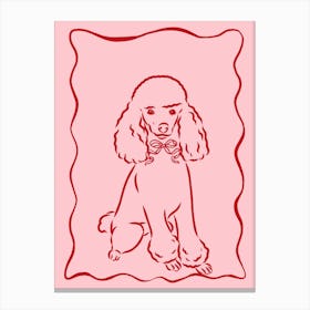 Poodle Dog Canvas Print