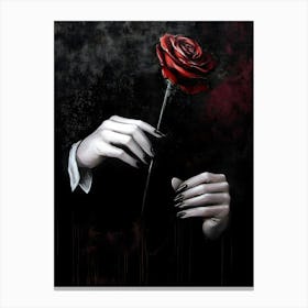 Hands Of The DevilDark Gothic Canvas Print