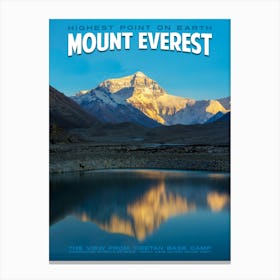 Mount Everest Canvas Print