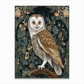 William Morris Owls (1) 1 Canvas Print