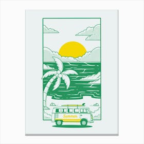 Summer Van Canvas Print