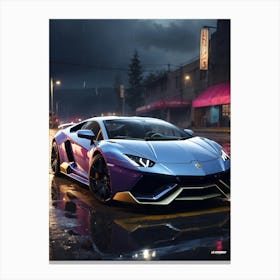 Need For Speed 8 Canvas Print