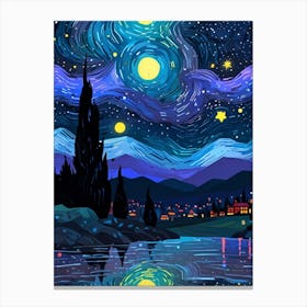 Starry Night 189 Canvas Print