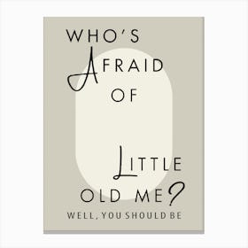 Taylor Swift Who's Afraid Of Little Old Me? Stampe su tela