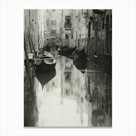 A Venetian Canal (1894), Alfred Stieglitz Canvas Print