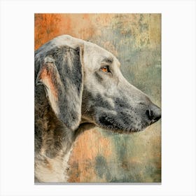 Portrait Of A Dog. Generated AI. Art Print 3 Canvas Print