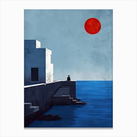 Santa Cruz, Minimalism Canvas Print