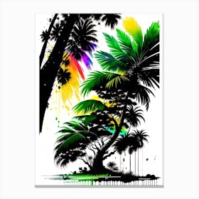 Tropical Palm Trees 3 Canvas Print