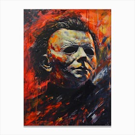 Michael Myers From Halloween Movie Canvas Print