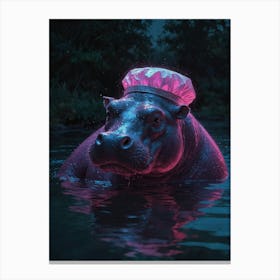 Hippo 9 Canvas Print