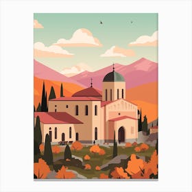 Armenia 2 Travel Illustration Canvas Print