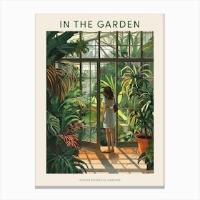 In The Garden Poster Denver Botanical Gardens 4 Canvas Print