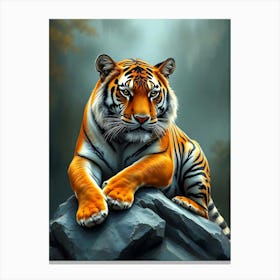 Wild Animal Creative Portrait 24 Canvas Print