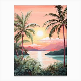 A Canvas Painting Of Whitsunday Islands Australia 1 Canvas Print