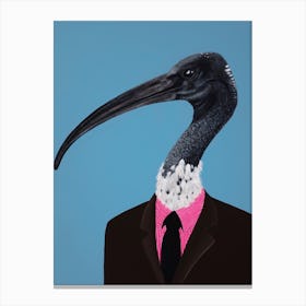 Ibis In Suit  Canvas Print