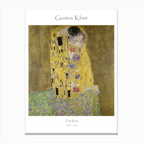 The Kiss by Gustav Klimt (1907-1908) Canvas Print